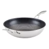 Circulon SteelShield C-Series Nonstick Stainless Steel Open Stir Fry 32cm