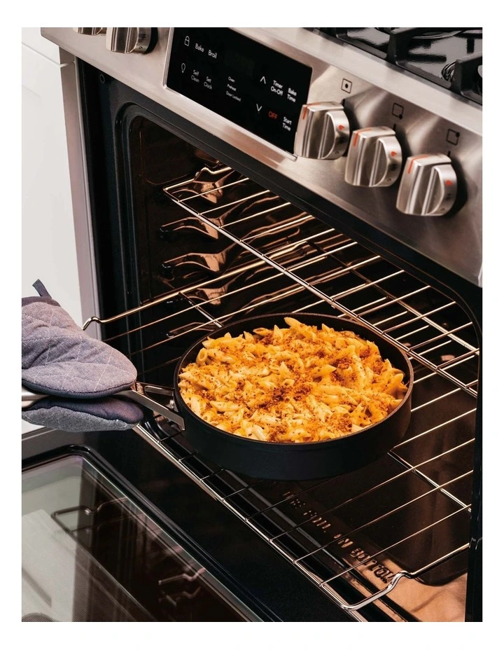 Ninja Zero Stick Saute Pan With Lid 26cm Stainless Steel/Charcoal - Image 7