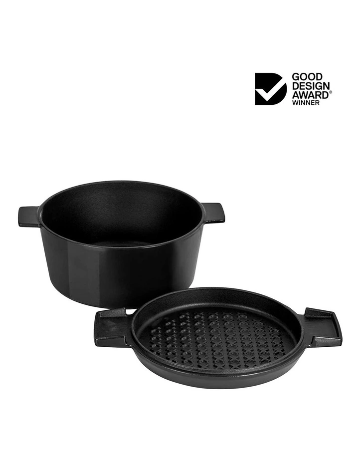 Stanley Rogers French Oven Grill Duo 24cm/3.5L In Onyx - Image 4