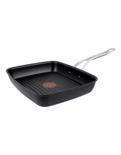 Jamie Oliver By Tefal Jamie Oliver Premium Cast Aluminium Non Stick Induction Shark Tooth Grill