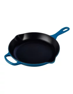 Le Creuset Signature Cast Iron Round Skillet 20cm Marseille Blue
