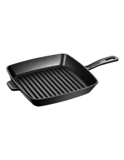 Staub American Square Grill 26cm Black