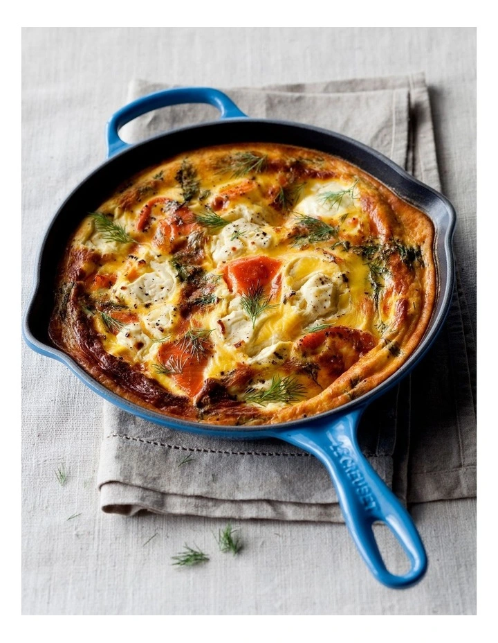 Le Creuset Signature Round Skillet 30cm Marseille Blue - Image 2