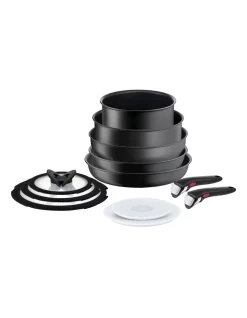 Tefal Ingenio Utimate Induction Non-Stick 12 Piece Cookset In Black