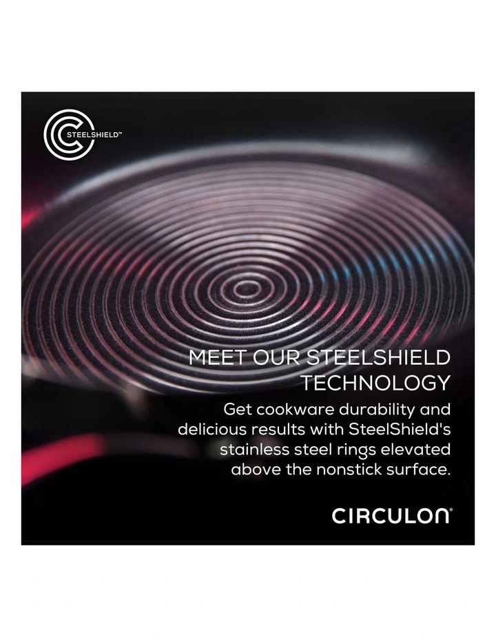 Circulon SteelShield S-Series Nonstick Frypan 28cm In Stainless Steel - Image 3