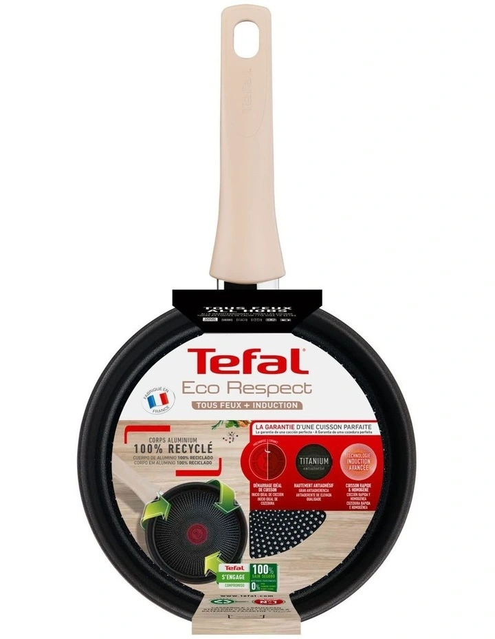 Tefal Eco Respect Induction Non-Stick Saucepan 18cm In Bronze - Image 5