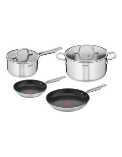 Tefal Virtuoso Stainless Steel Induction 4 Piece Cookware Set