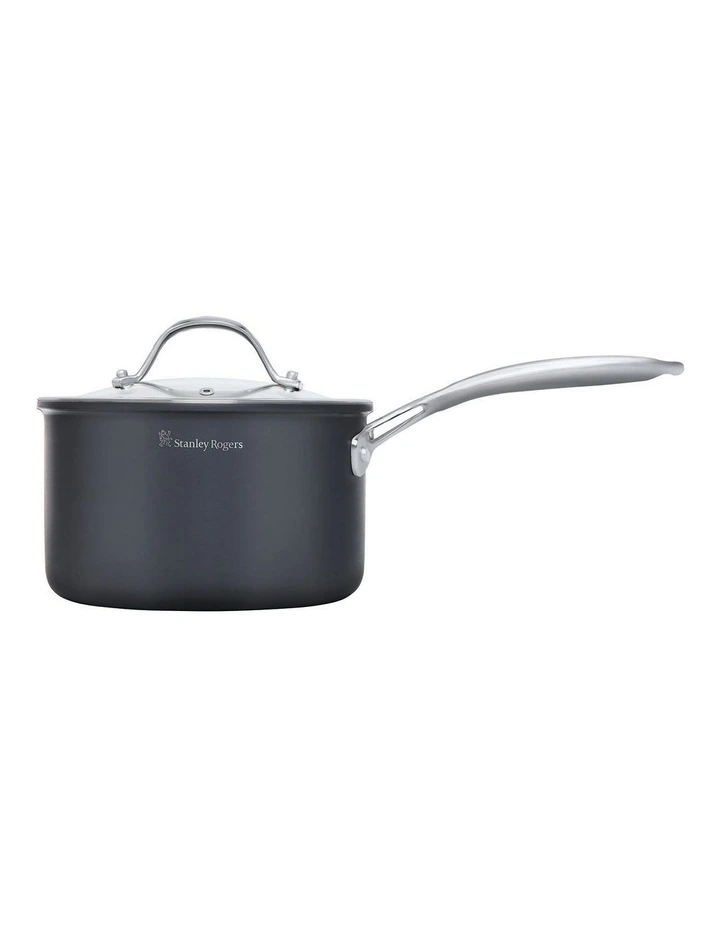 Stanley Rogers Bi-Ply Professional Saucepan 18cm/2.25L In Black - Image 4