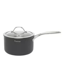 Stanley Rogers Bi-Ply Professional Saucepan 20cm/3.0L In Black