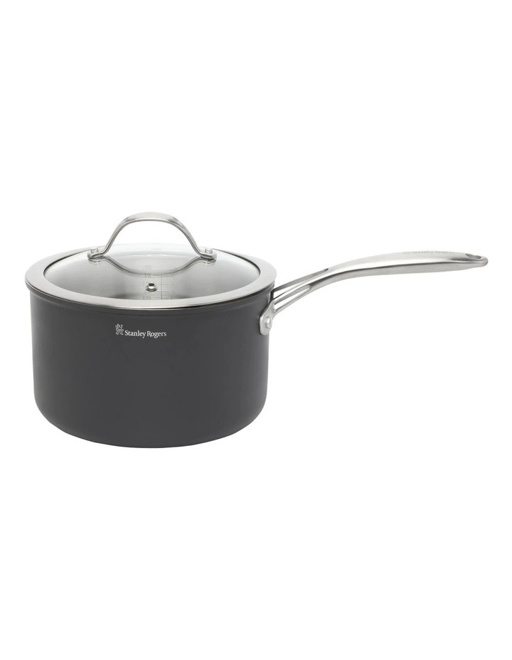 Stanley Rogers Bi-Ply Professional Saucepan 20cm/3.0L In Black
