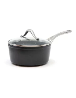 Salt&pepper Tan-Ium Saucepan With Glass Lid 18cm