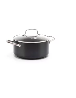 GreenPan Copenhagen 24cm/4.95L Covered Casserole Black