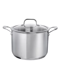 The Cooks Collective ONE Stainless Steel 24cm Stockpot With Lid 7.5lt