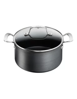 Tefal Unlimited Premium Non-Stick 24cm/5L Induction Stewpot With Lid In Gunmetal