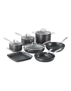 The Cooks Collective ONE Hard Anodised 8 Piece Cookset