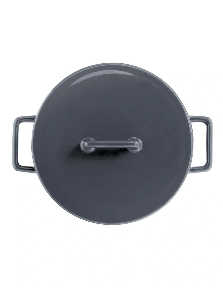 Maxwell & Williams Epicurious Round Casserole 1.3L Grey Gift Boxed - Image 2