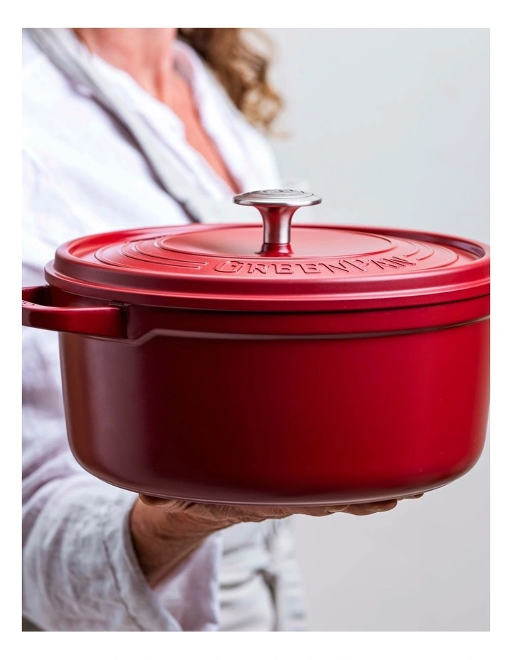 Featherweights 28cm/6.6L Casserole With Lid Scarlet Red GreenPan Featherweights 28cm/6.6L Casserole With Lid Scarlet Red -ALL CLAD Shop unnamed file 1842