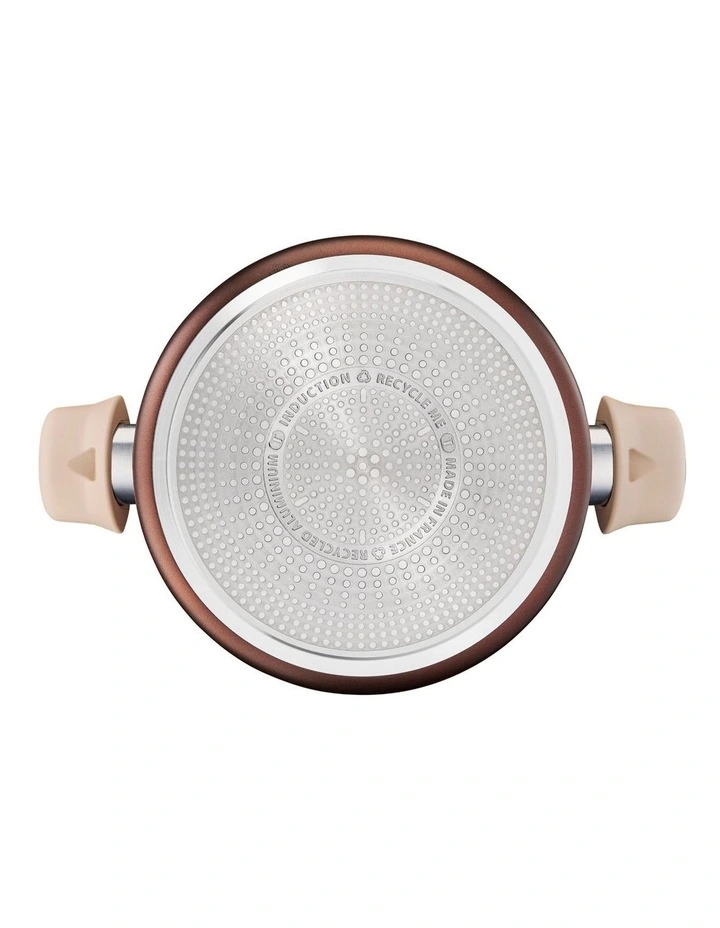 Tefal Eco Respect Induction Non-Stick Stewpot 24cm Lid In Bronze - Image 5