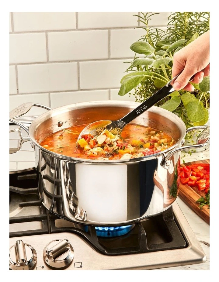 All Clad D5 Polished Induction Stainless Steel Stockpot 7.5L Lid - Image 2