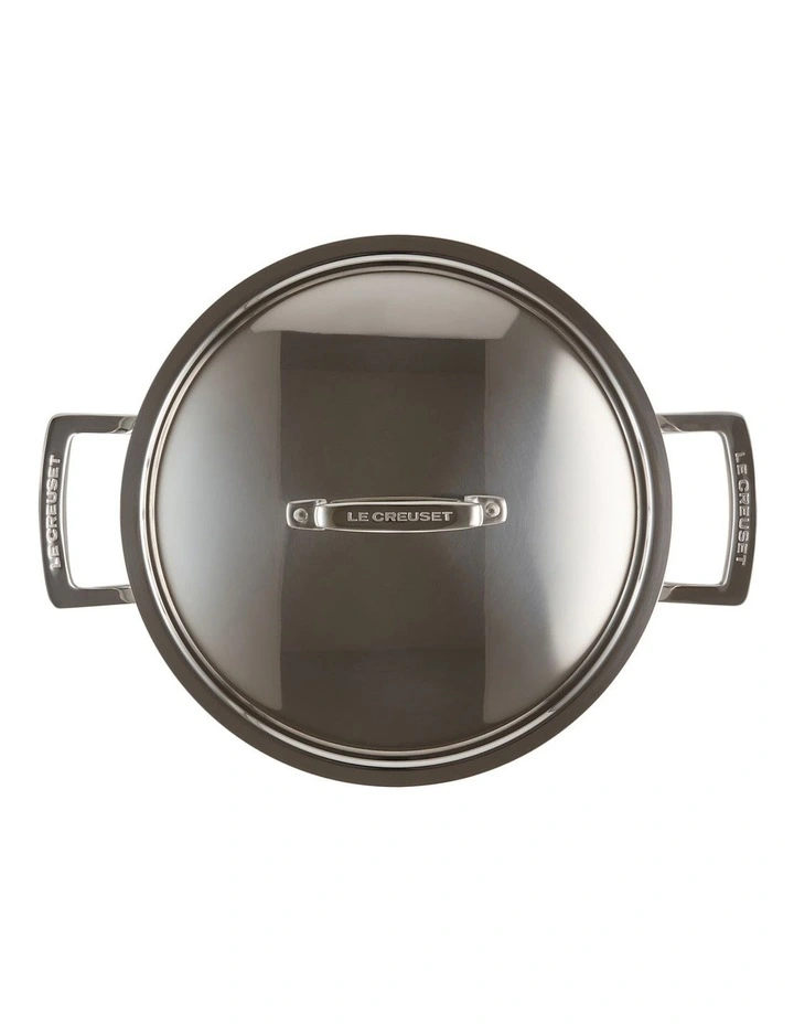 Le Creuset Classic 3 PLY Stainless Steel Deep Casserole 24cm - Image 3