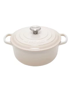 Le Creuset Signature Round Casserole 28cm Meringue