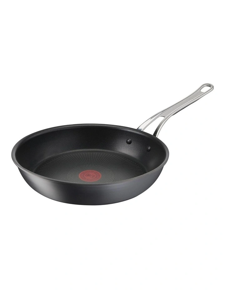 Jamie Oliver By Tefal Cooks Classic 24/28cm Hard Anodised Induction Frypan Set Twin Pack In Coal Grey - Image 3