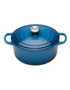 Le Creuset Signature Round Casserole 20cm Marseille Blue