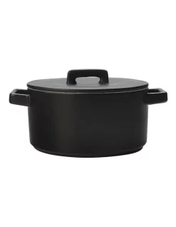 Maxwell & Williams 2.6L Round Casserole Black