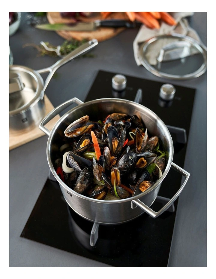 Zwilling Vitality Stock Pot 24cm In Silver - Image 3