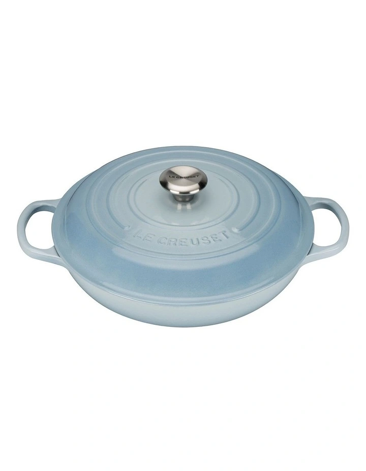 Signature 30cm Cast Iron Shallow Casserole Blue Le Creuset Signature 30cm Cast Iron Shallow Casserole Blue -ALL CLAD Shop unnamed file 2184