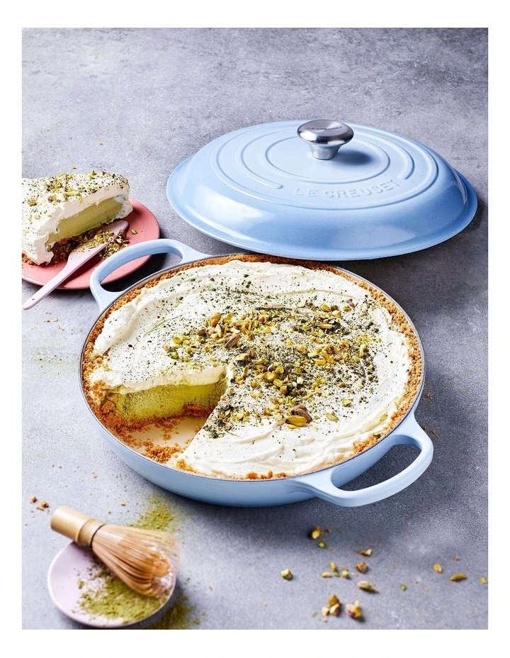 Signature 30cm Cast Iron Shallow Casserole Blue Le Creuset Signature 30cm Cast Iron Shallow Casserole Blue -ALL CLAD Shop unnamed file 2185