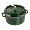 Staub Round Cocotte With Steamer 26cm/5.2L Basil Green 1 Staub Round Cocotte With Steamer 26cm/5.2L Basil Green -ALL CLAD Shop unnamed file 2221