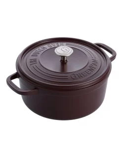 GreenPan Featherweights 28cm/6.6L Casserole With Lid Chocolate Truffle