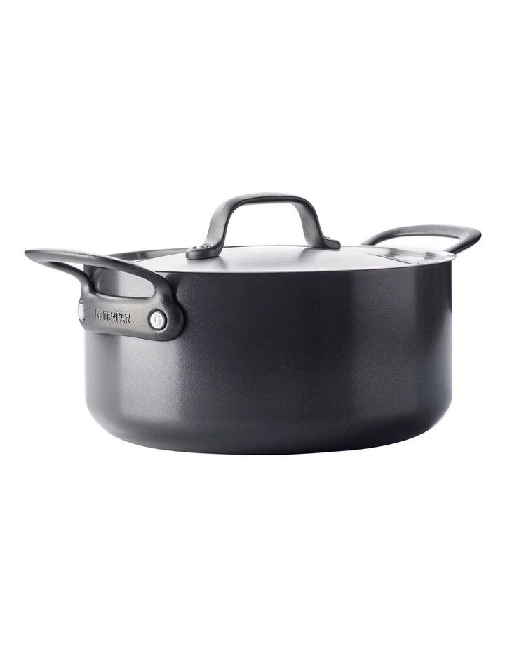 GreenPan Craft 24cm/4.9L Covered Casserole Black