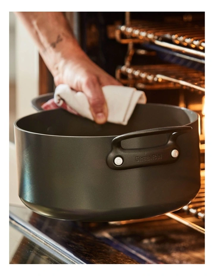 GreenPan Craft 24cm/4.9L Covered Casserole Black - Image 7