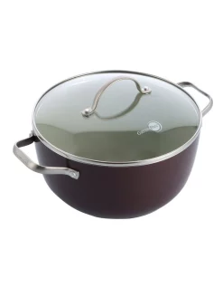 GreenPan Padova 24cm/4.71L Covered Casserole Chocolate Truffle