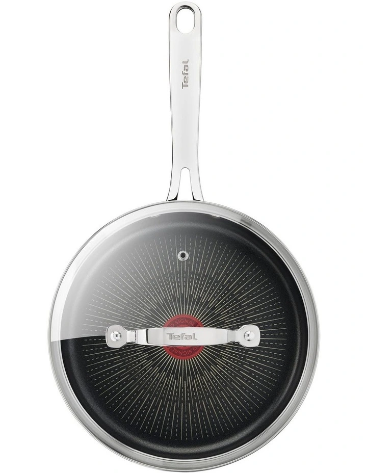 Tefal Unlimited Premium 24cm Non-Stick Induction Saute Pan With Lid In Gunmetal - Image 2