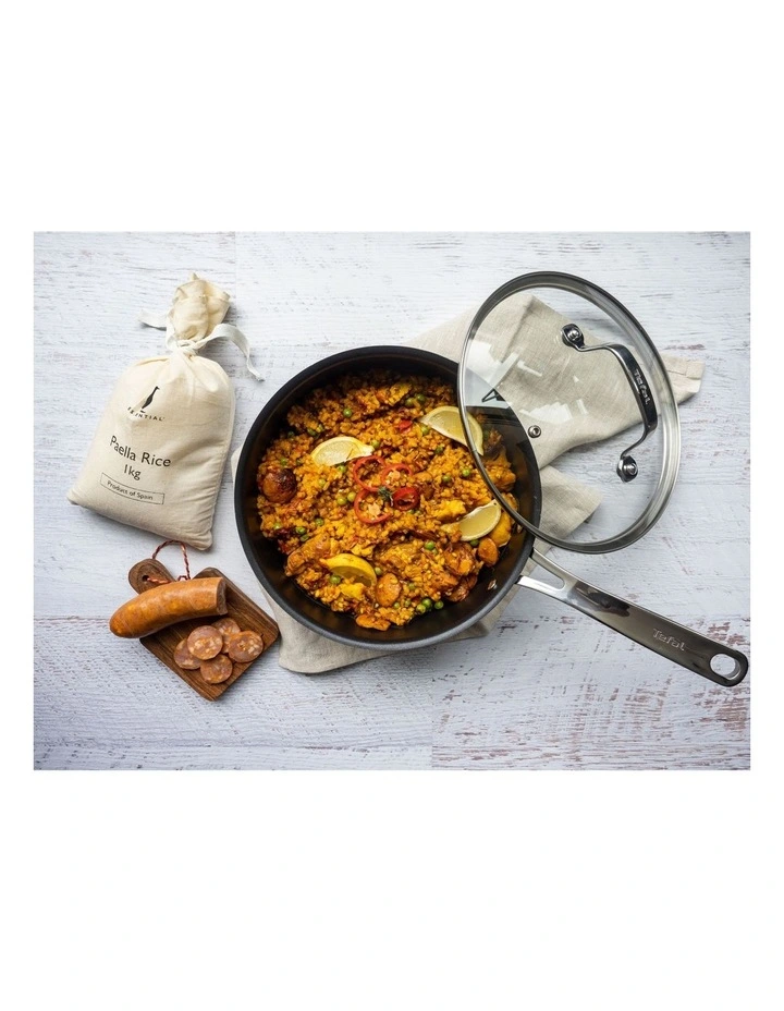 Tefal Unlimited Premium 24cm Non-Stick Induction Saute Pan With Lid In Gunmetal - Image 5