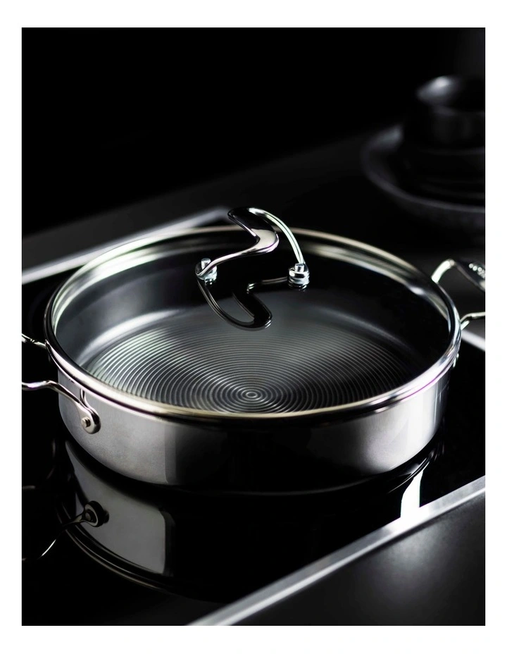 Circulon SteelShield C-Series Nonstick Stainless Steel Covered Sauteuse 30cm/4.7L - Image 2