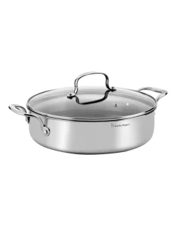 Stanley Rogers Matrix Non-Stick Chef's Pan 28cm/4.5L In Silver