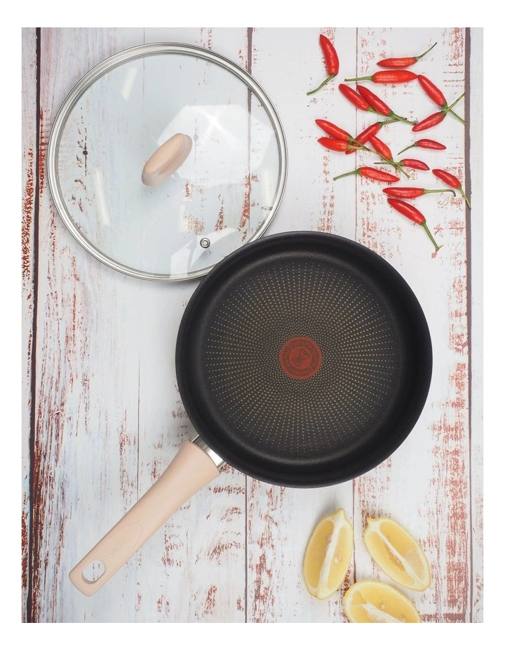Tefal Eco Respect Induction Non-Stick Sautepan 24cm Lid In Bronze - Image 2