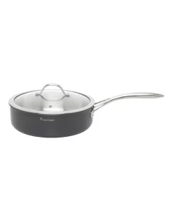 Stanley Rogers Bi-Ply Professional Saute Pan 26cm/3.0L In Black