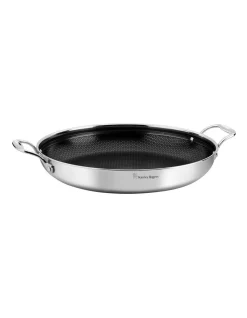 Stanley Rogers SR-Matrix Non-Stick Round Roasting Pan 36cm In Silver