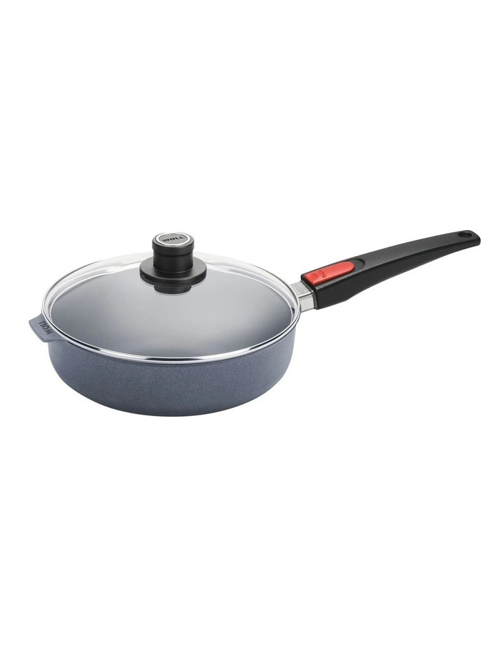 Woll Diamond Lite Detachable Handle Induction Saute Pan 24cm With Lid Gift Boxed