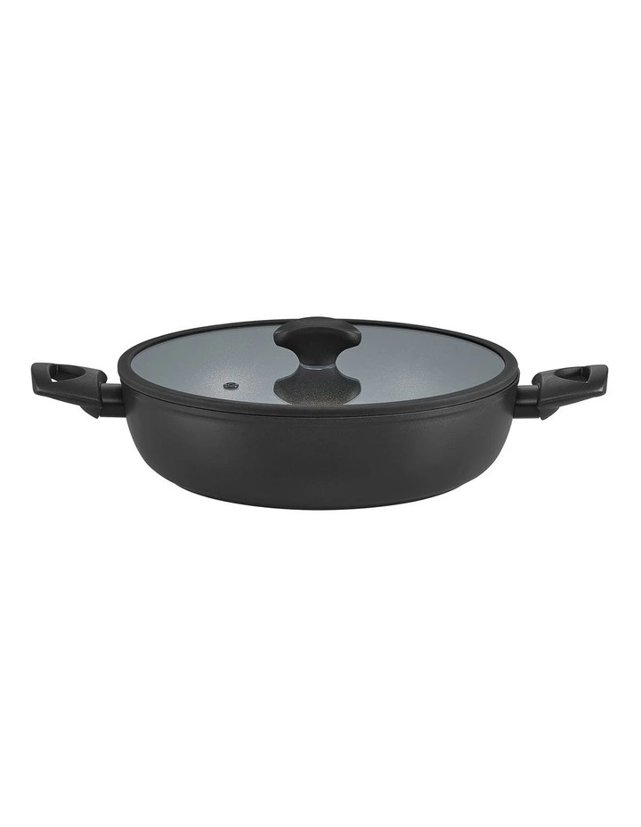 Essteele Per Salute Nonstick Induction Covered Sauteuse 28cm/4L Black