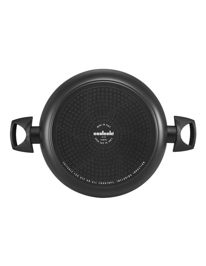Essteele Per Salute Nonstick Induction Covered Sauteuse 28cm/4L Black - Image 4