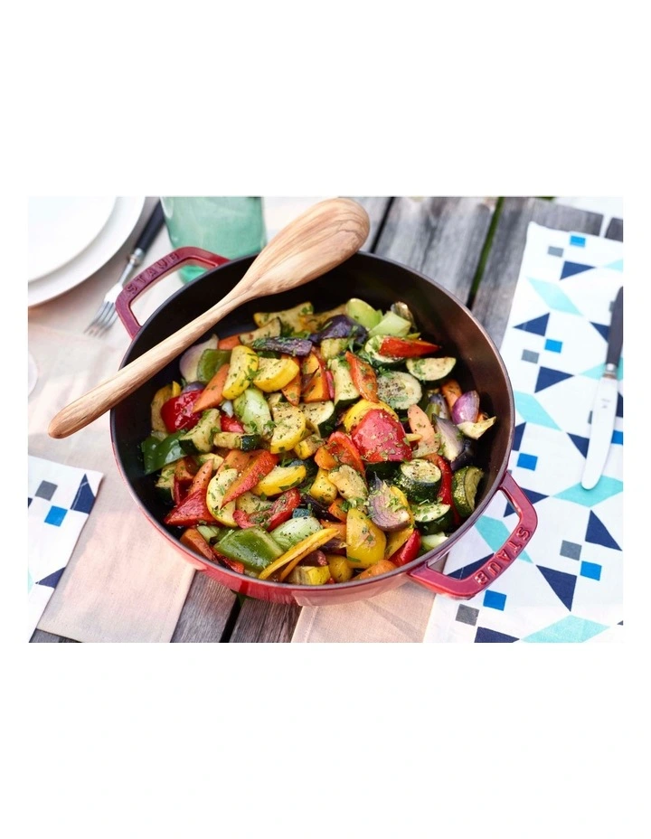 Staub Saute Pan Chistera Round 26 Cm Cherry - Image 3