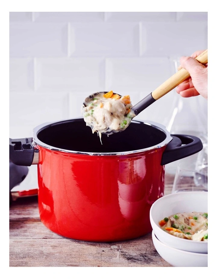 BK Pressure Cooker Red 22cm/6.0L - Image 5