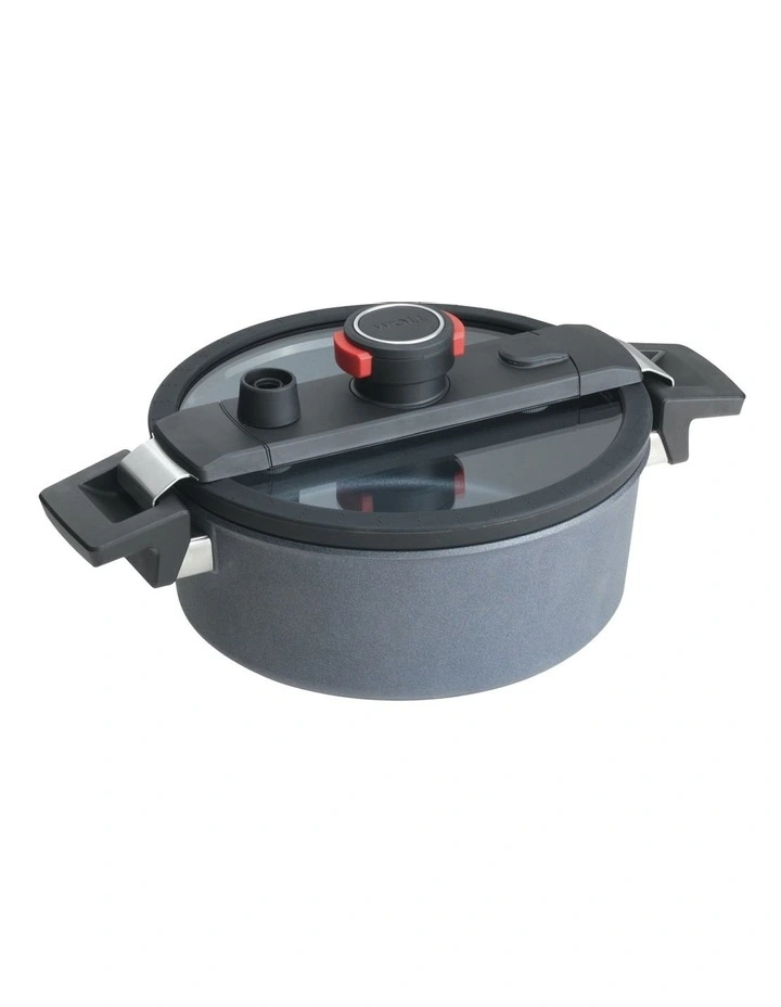 Woll Diamond Active Lite Fixed Handle Induction Low Pressure Casserole 28cm 5.5L With Lid Gift Boxed