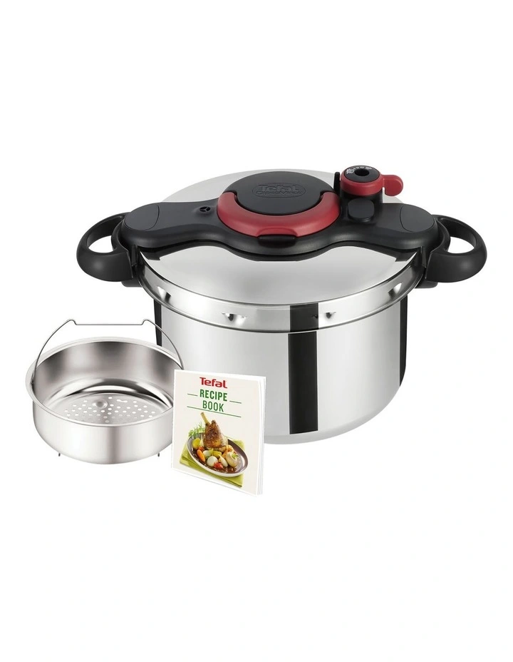 Tefal Clipso Minut Easy 7.5L Pressure Cooker Stainless Steel - Image 3